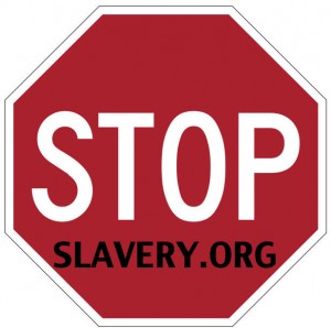 Stop Slavery Sign